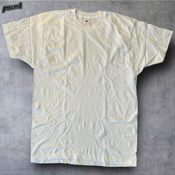 Vintage Fruit of the Loom Shirt Mens XL Single Stitch Made USA Blank Tee 90s - Picture 1 of 7